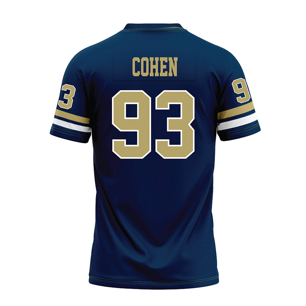 Georgia Tech - NCAA Football : Drew Cohen - Blue Premium Football Jersey
