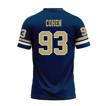 Georgia Tech - NCAA Football : Drew Cohen - Blue Premium Football Jersey