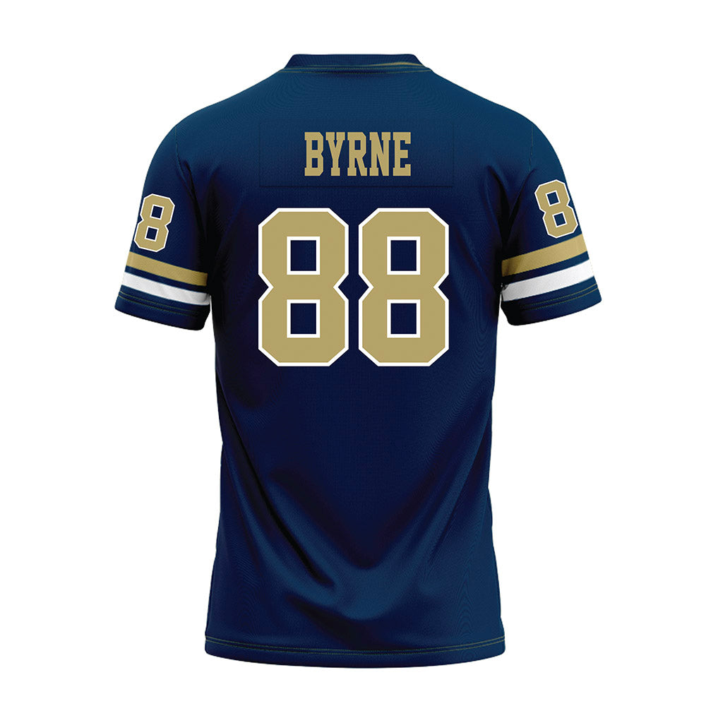 Georgia Tech - NCAA Football : J.T. Byrne - Blue Premium Football Jersey-1