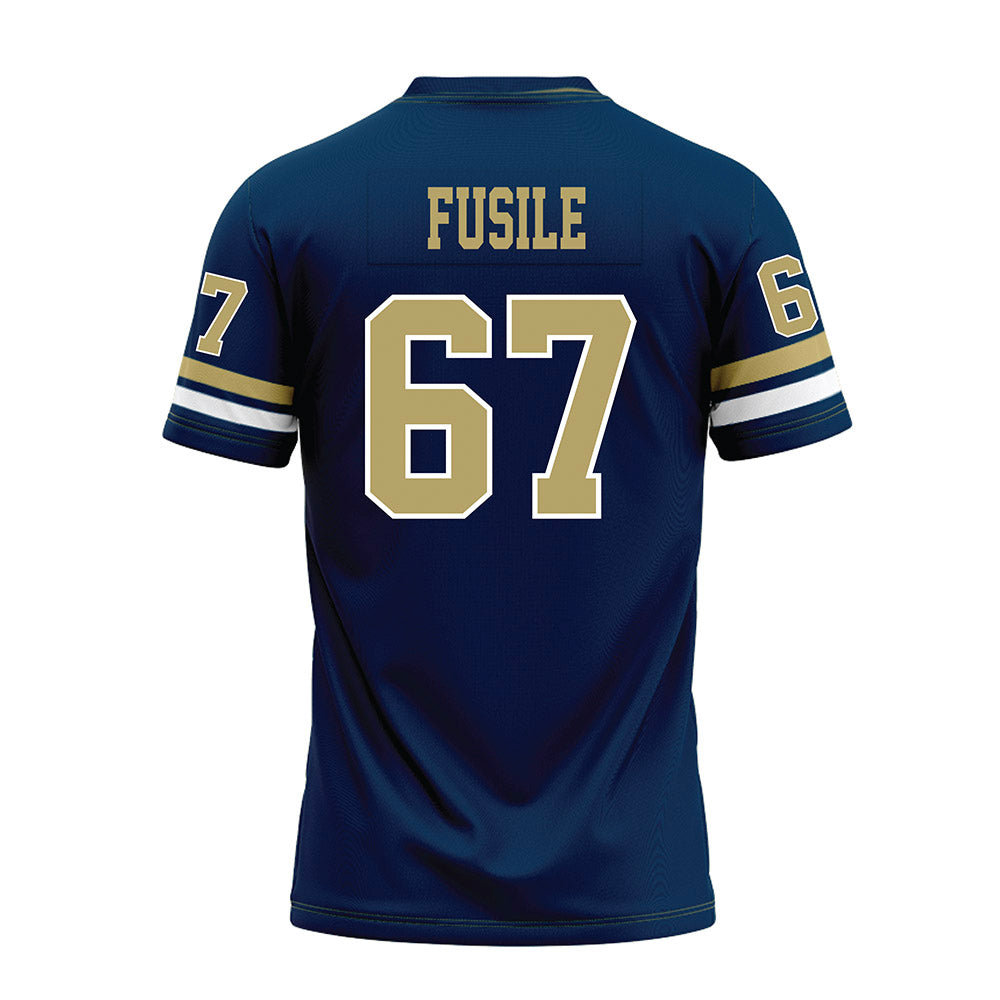Georgia Tech - NCAA Football : Joe Fusile - Blue Premium Football Jersey
