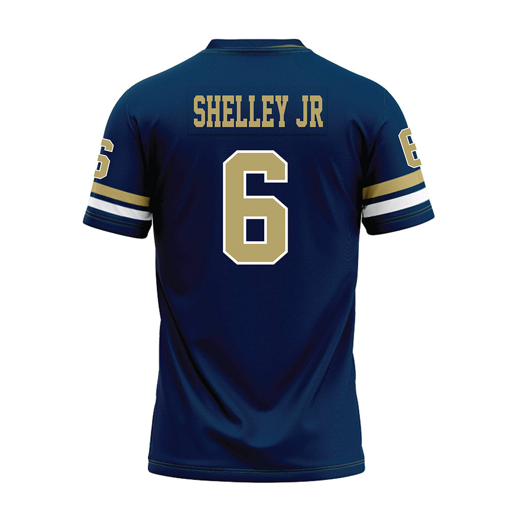 Georgia Tech - NCAA Football : Rodney Shelley Jr - Blue Premium Football Jersey