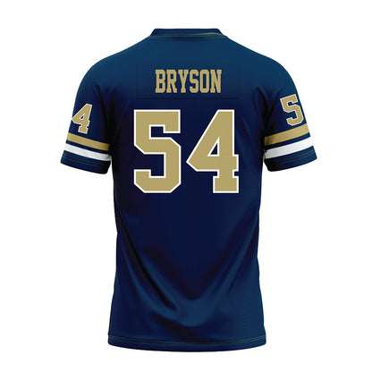 Georgia Tech - NCAA Football : Jimmy Bryson - Blue Premium Football Jersey-1