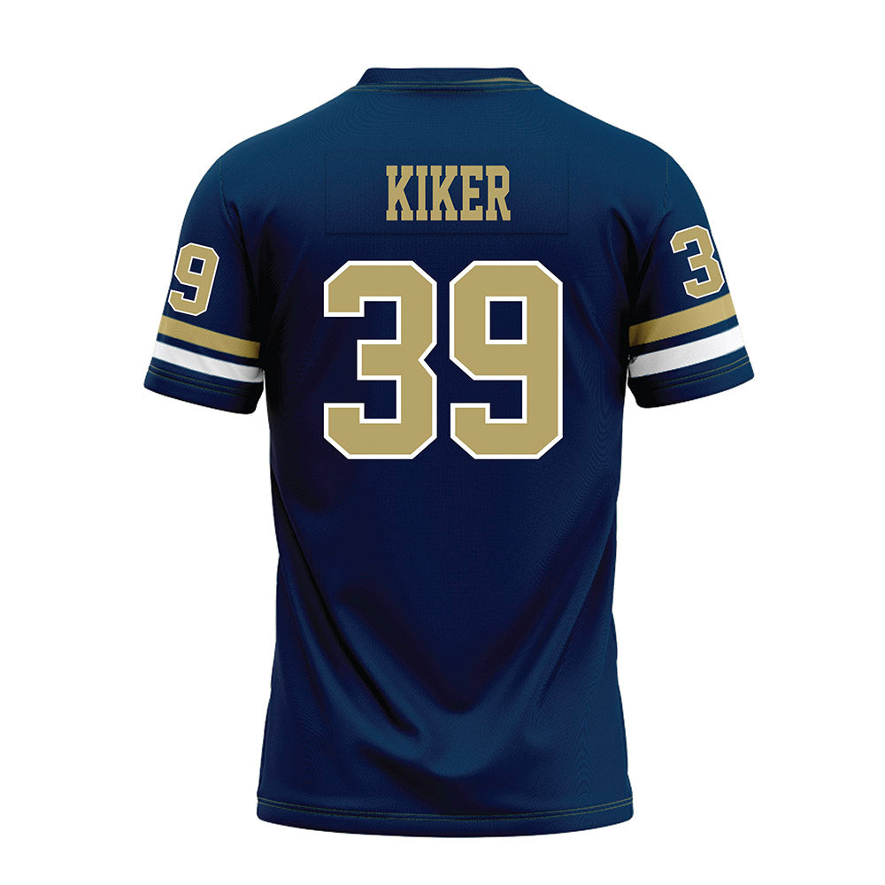 Georgia Tech - NCAA Football : Will Kiker - Blue Premium Football Jersey-1