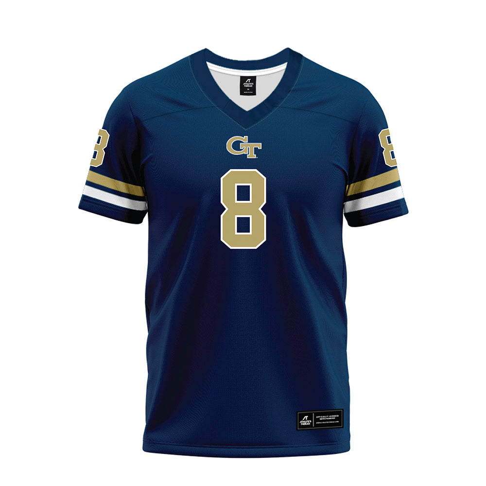 Georgia Tech - NCAA Football : Malik Rutherford - Blue Premium Football Jersey