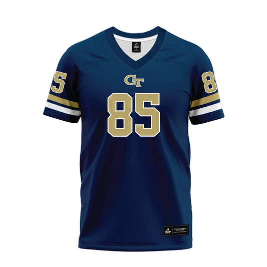 Georgia Tech - NCAA Football : Jordan Allen - Blue Premium Football Jersey-0