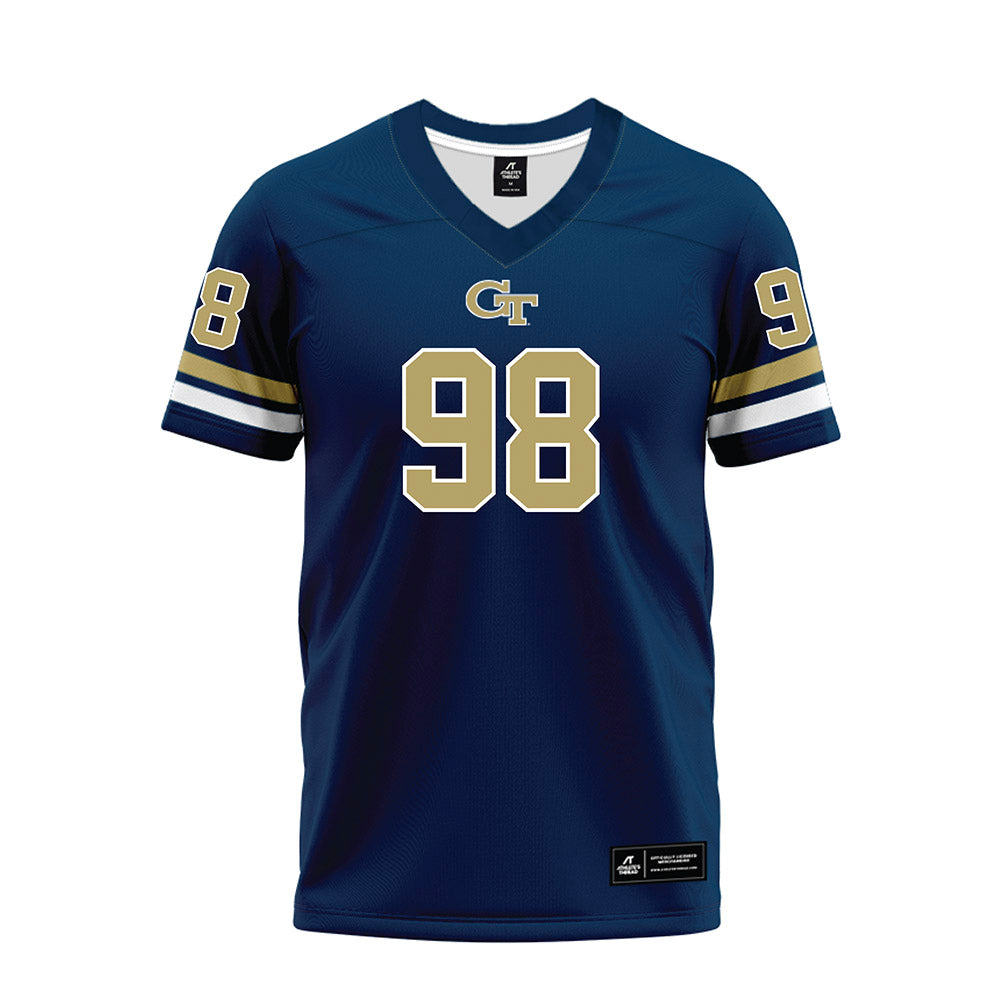 Georgia Tech - NCAA Football : Amontrae Bradford - Blue Premium Football Jersey