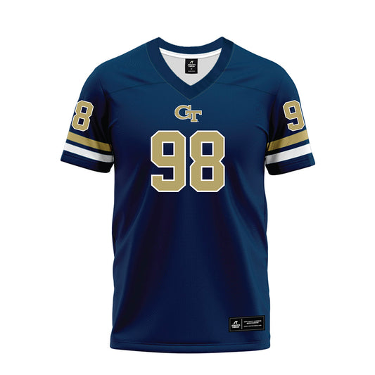 Georgia Tech - NCAA Football : Amontrae Bradford - Blue Premium Football Jersey