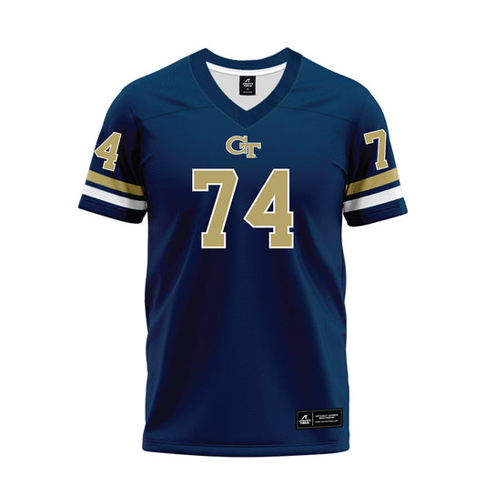 Georgia Tech - NCAA Football : Benjamin Galloway - Blue Premium Football Jersey