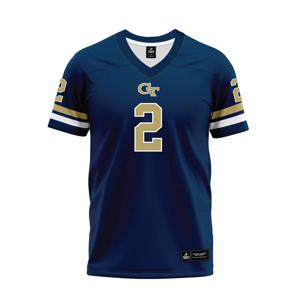 Georgia Tech - NCAA Football : Ej Lightsey - Blue Premium Football Jersey