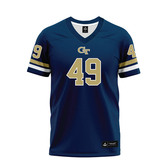 Georgia Tech - NCAA Football : Chuma Okoye - Blue Premium Football Jersey
