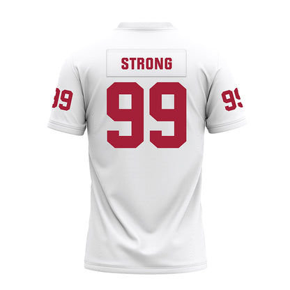 Oklahoma - NCAA Football : Markus Strong - White Premium Football Jersey-1