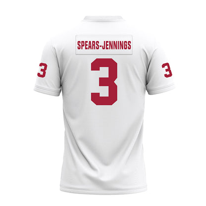 Oklahoma - NCAA Football : Robert Spears-Jennings - White Premium Football Jersey-1