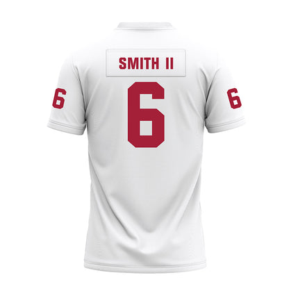 Oklahoma - NCAA Football : Nigel Smith II - White Premium Football Jersey-1