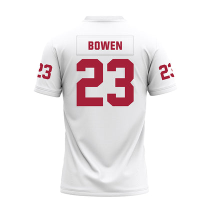 Oklahoma - NCAA Football : Eli Bowen - White Premium Football Jersey-1