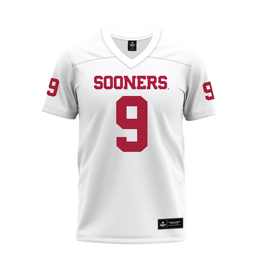 Oklahoma - NCAA Football : Gentry Williams - White Premium Football Jersey-0