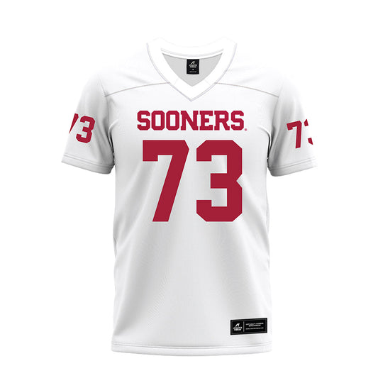 Oklahoma - NCAA Football : Isaiah Dent - White Premium Football Jersey-0