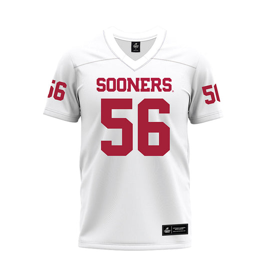 Oklahoma - NCAA Football : Gracen Halton - White Premium Football Jersey-0