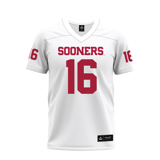 Oklahoma - NCAA Football : Danny Okoye - White Premium Football Jersey-0