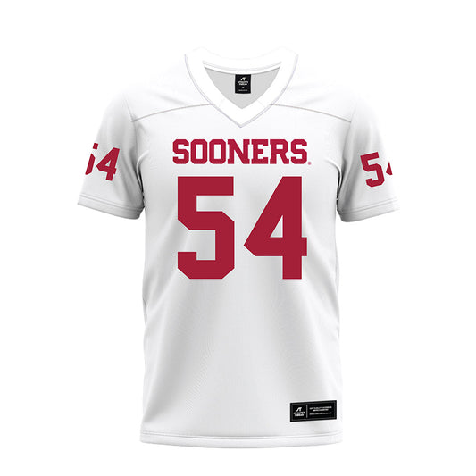 Oklahoma - NCAA Football : Febechi Nwaiwu - White Premium Football Jersey-0