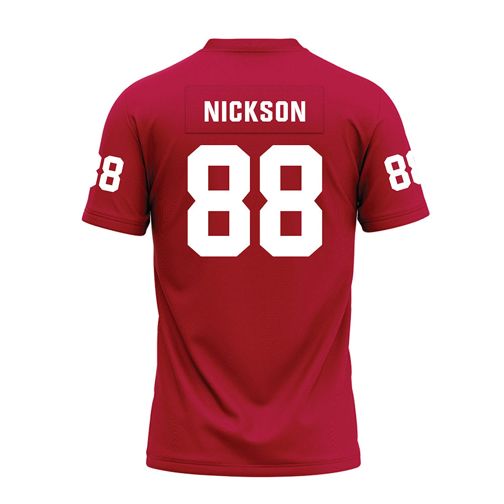 Oklahoma - NCAA Football : CJ Nickson - Red Premium Football Jersey-1