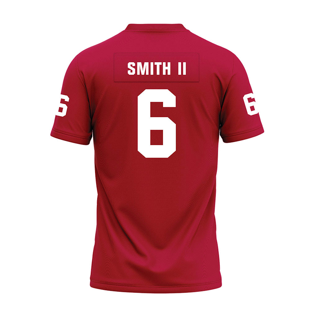 Oklahoma - NCAA Football : Nigel Smith II - Red Premium Football Jersey-1