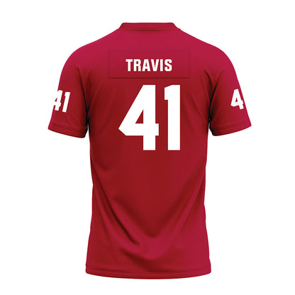 Oklahoma - NCAA Football : Barrett Travis - Red Premium Football Jersey-1