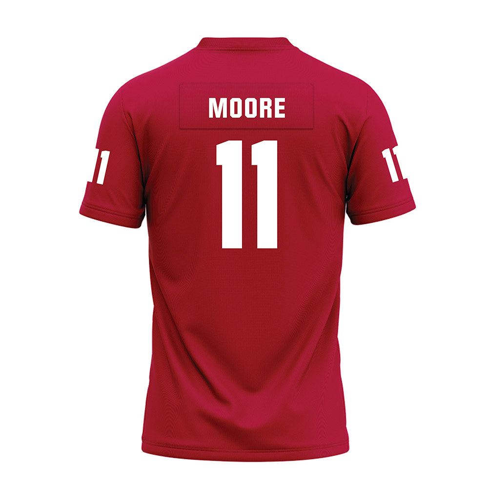 Oklahoma - NCAA Football : Kristan Moore - Red Premium Football Jersey-1