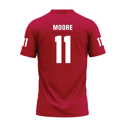 Oklahoma - NCAA Football : Kristan Moore - Red Premium Football Jersey-1