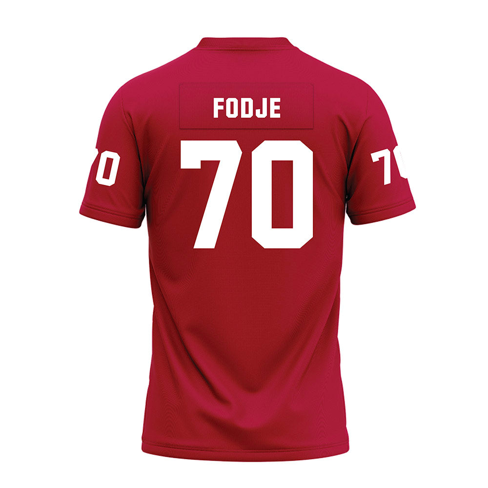 Oklahoma - NCAA Football : Ryan Fodje - Red Premium Football Jersey-1