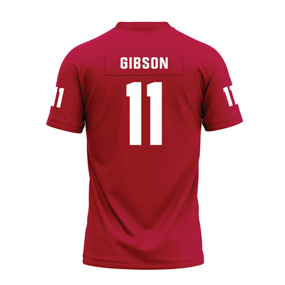 Oklahoma - NCAA Football : javonnie gibson - Red Premium Football Jersey-1