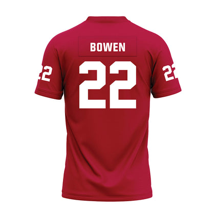 Oklahoma - NCAA Football : Peyton Bowen - Red Premium Football Jersey-1