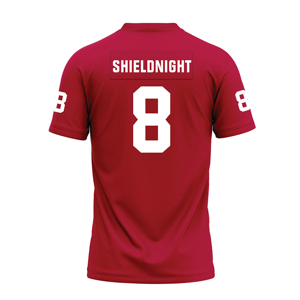 Oklahoma - NCAA Football : Alex Shieldnight - Red Premium Football Jersey-1