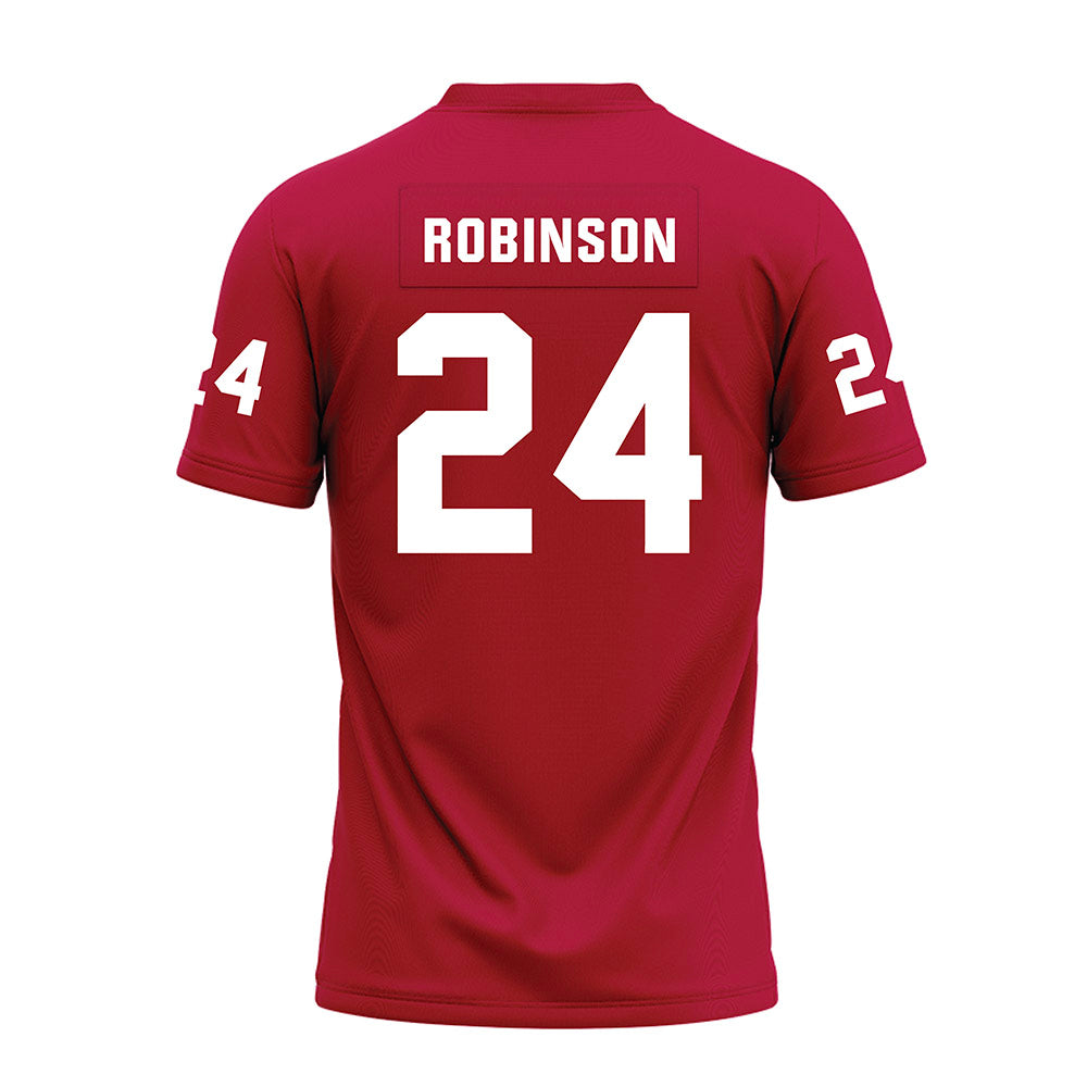 Oklahoma - NCAA Football : Xavier Robinson - Red Premium Football Jersey-1