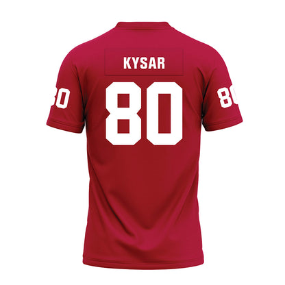 Oklahoma - NCAA Football : Bergin Kysar - Red Premium Football Jersey-1