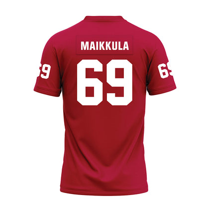 Oklahoma - NCAA Football : Jake Maikkula - Red Premium Football Jersey-1