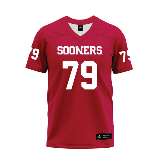 Oklahoma - NCAA Football : Jake Taylor - Red Premium Football Jersey-0