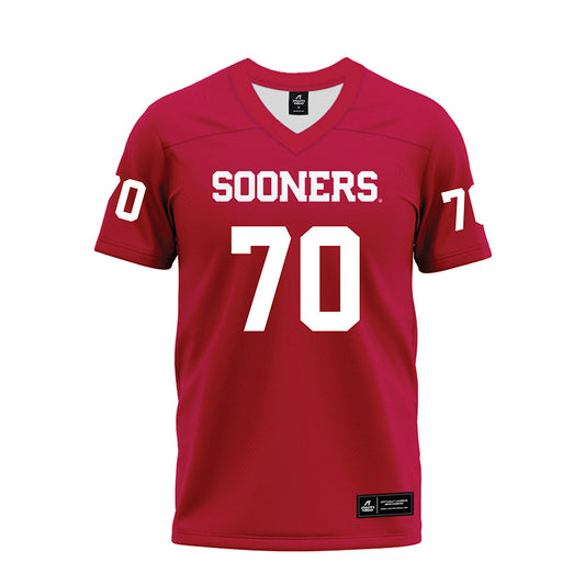 Oklahoma - NCAA Football : Ryan Fodje - Red Premium Football Jersey-0