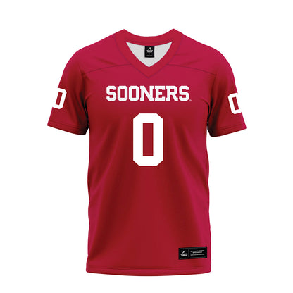 Oklahoma - NCAA Football : David Stone - Red Premium Football Jersey-0