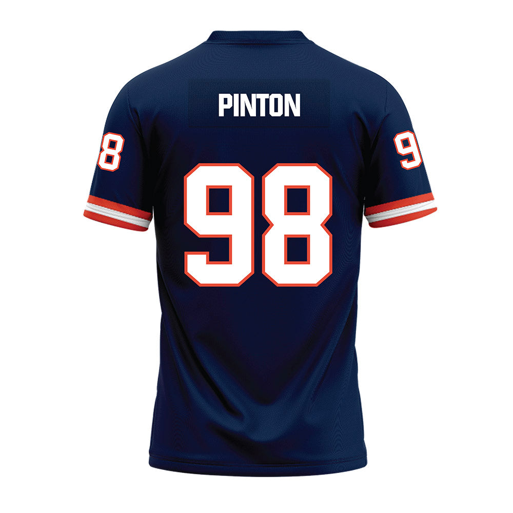 Illinois - NCAA Football : Fabrizio Pinton - Blue Premium Football Jersey