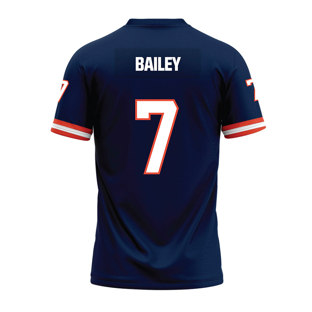 Illinois - NCAA Football : Matthew Bailey - Blue Premium Football Jersey