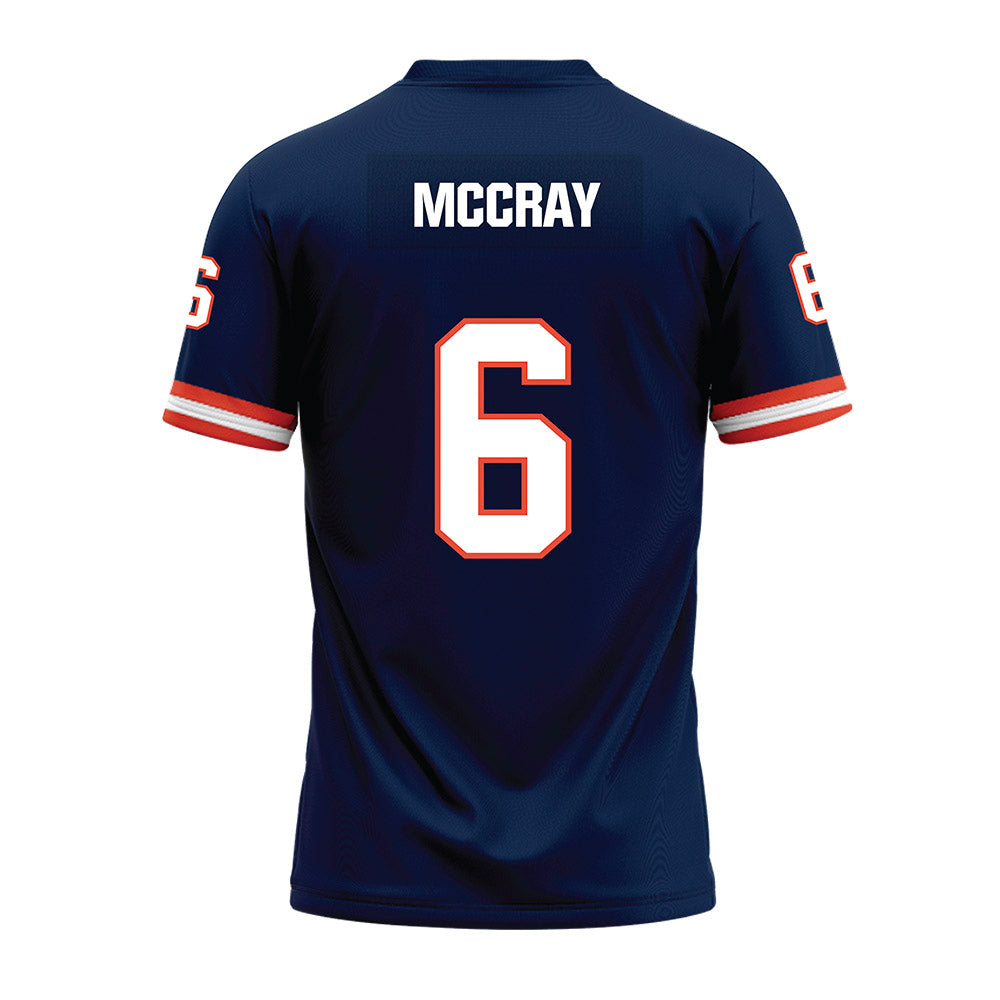 Illinois - NCAA Football : Josh McCray - Blue Premium Football Jersey