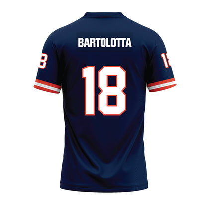 Illinois - NCAA Football : Michael Bartolotta - Blue Premium Football Jersey