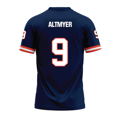 Illinois - NCAA Football : Luke Altmyer - Blue Premium Football Jersey