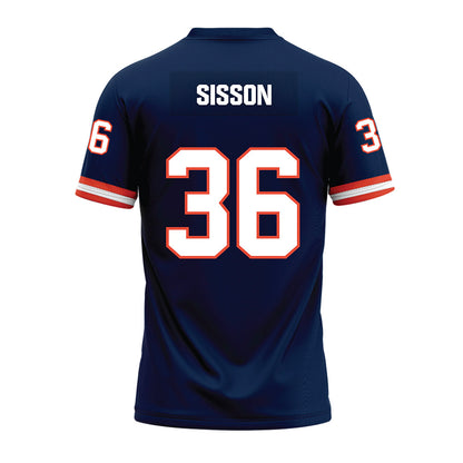 Illinois - NCAA Football : Blayne Sisson - Blue Premium Football Jersey