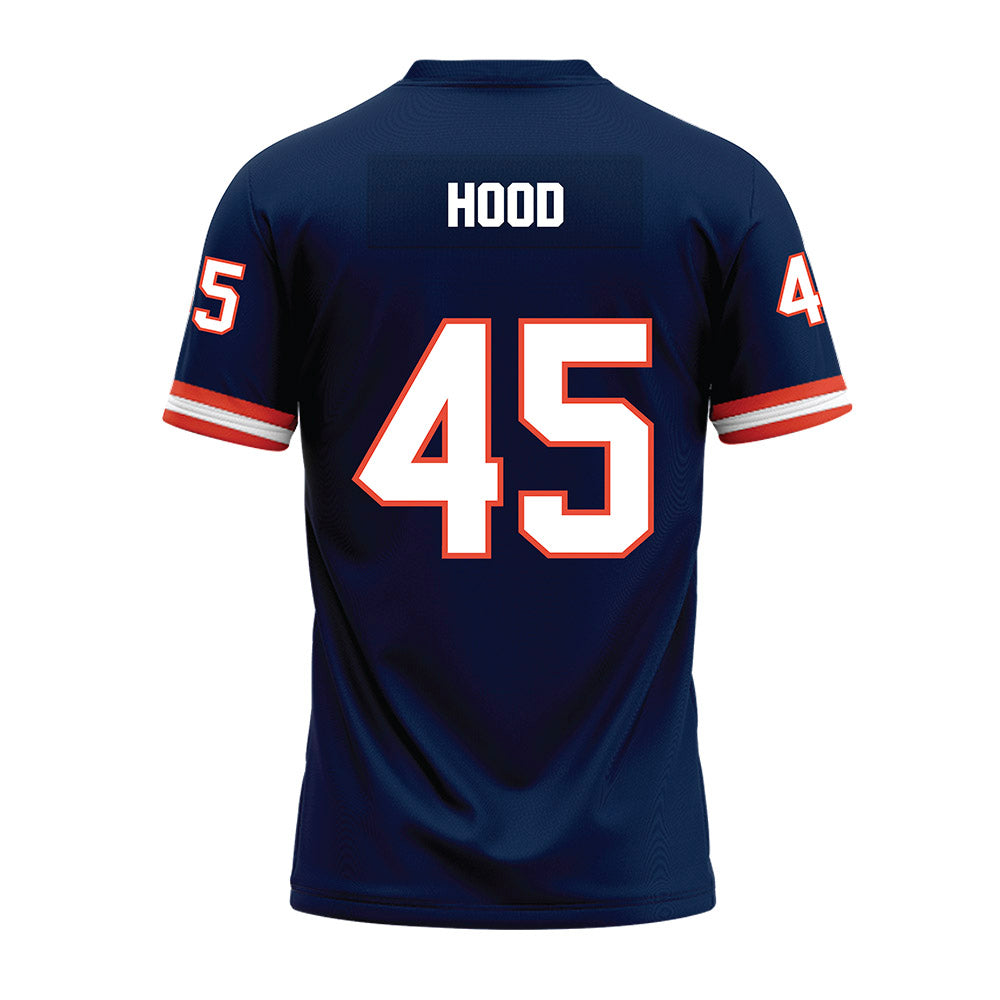 Illinois - NCAA Football : Malachi Hood - Blue Premium Football Jersey