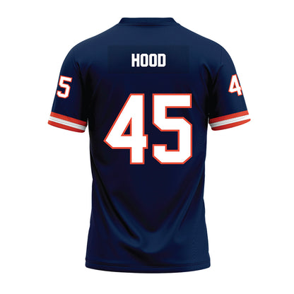 Illinois - NCAA Football : Malachi Hood - Blue Premium Football Jersey