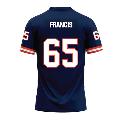 Illinois - NCAA Football : Kellen Francis - Blue Premium Football Jersey