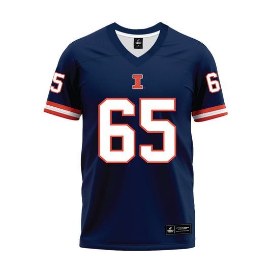 Illinois - NCAA Football : Kellen Francis - Blue Premium Football Jersey