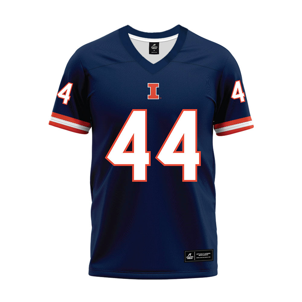 Illinois - NCAA Football : Patrick Mahoney III - Blue Premium Football Jersey-0