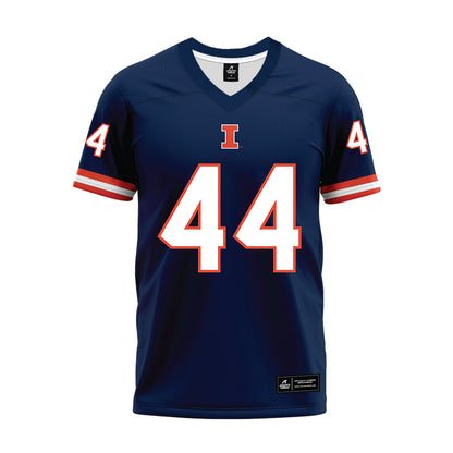 Illinois - NCAA Football : Patrick Mahoney III - Blue Premium Football Jersey-0